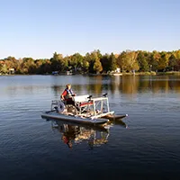 Aqua Cycle Paddle Boat 4x4 Pontoon Paddle Boat