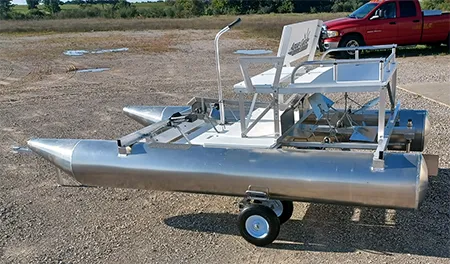 Aqua Cycle Yard Trailer with boat